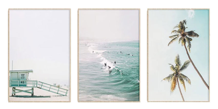 Beach Prints Set of 3 0