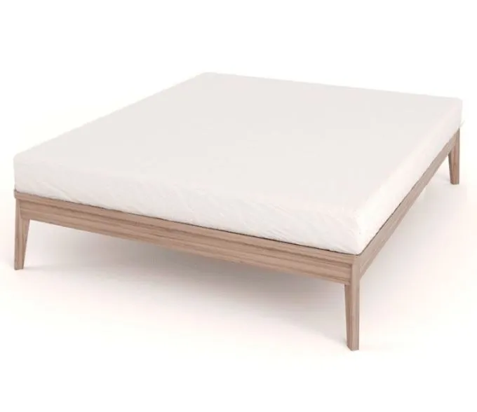 Basic Minimalist Wooden Platform Bed 160 0