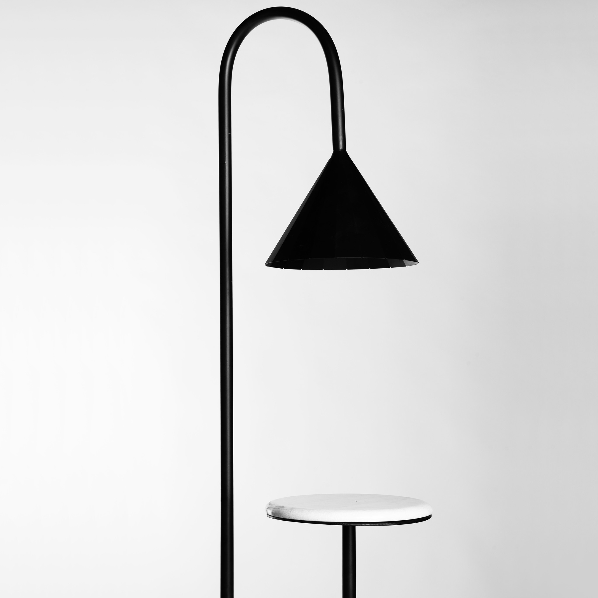 Marble Floor Lamp with Table 1