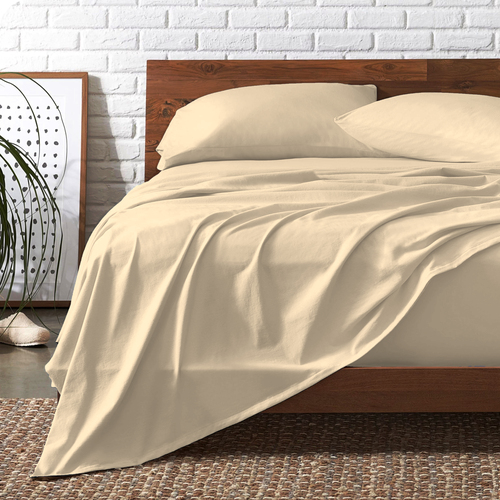 3-Piece Flat Sheet Set - Seersucker Plain 1