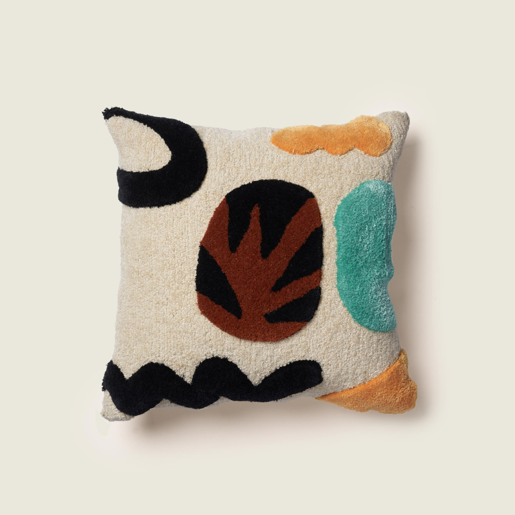 Blocks - Tufted Wool Cushion 0