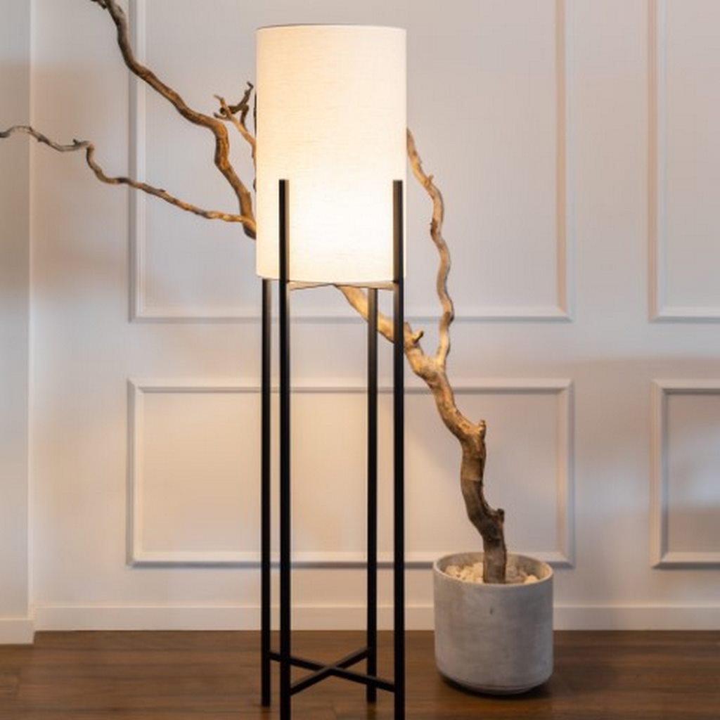 Floor Lamp - White & Black 0