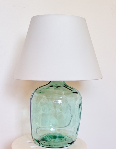 Carafe Table Lamp - Recycled Glass 2