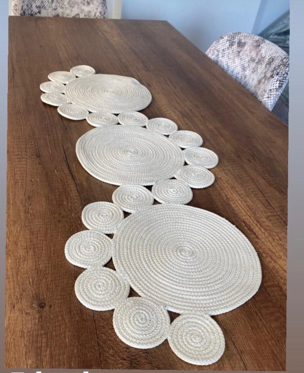 Handmade Woven Table Runner 110cm 0