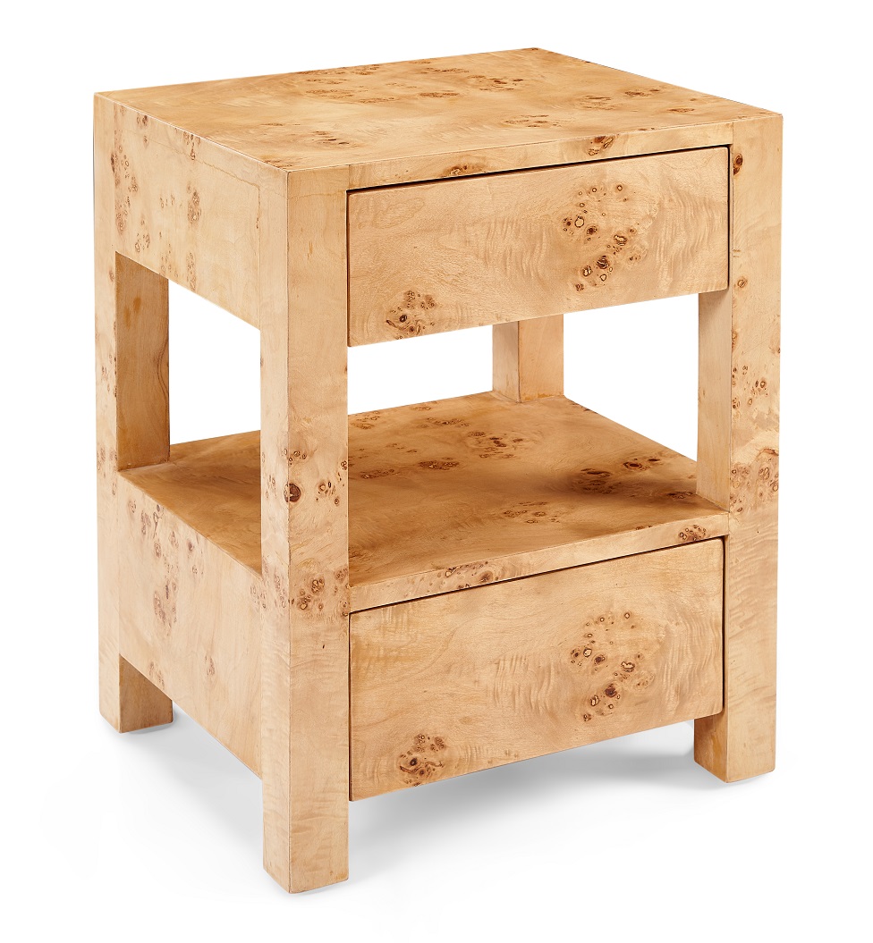 Burlap Night Stand 1
