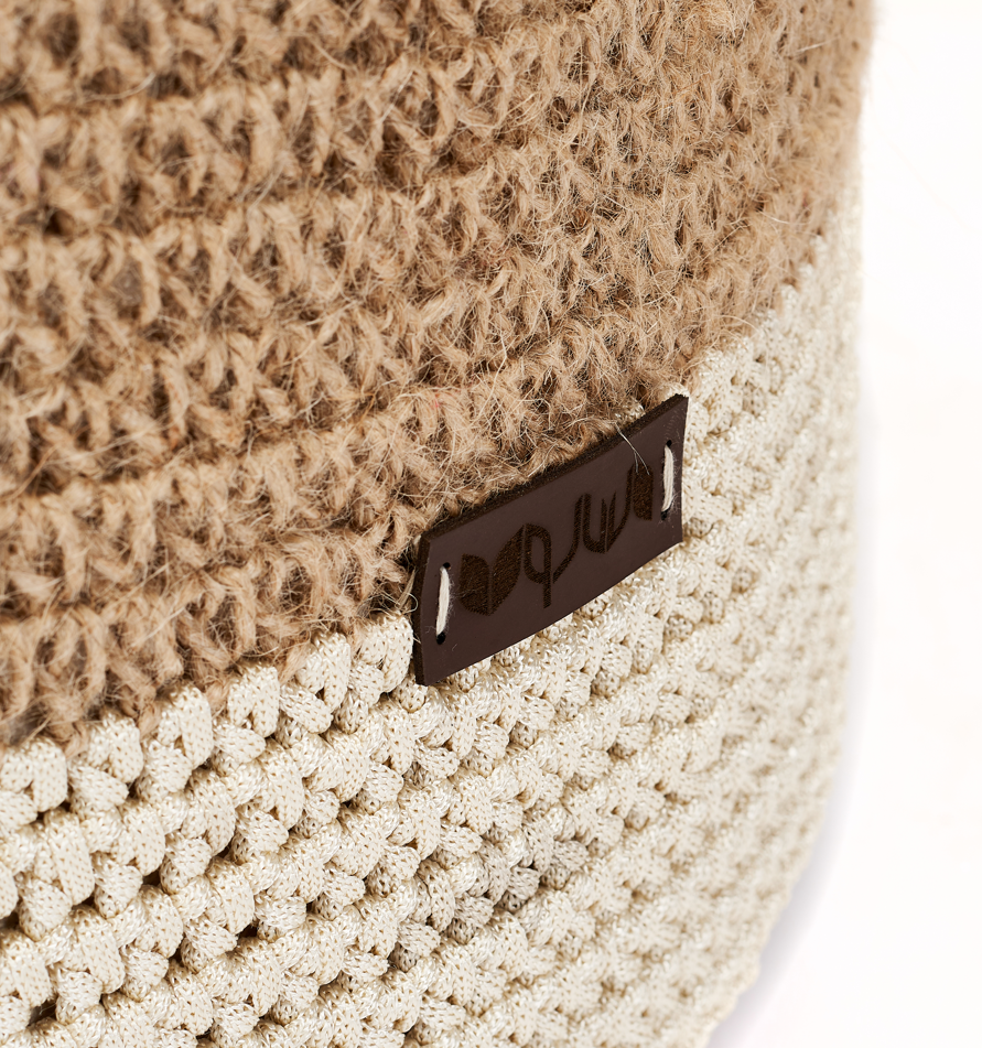 Jute Shades Pouf 2