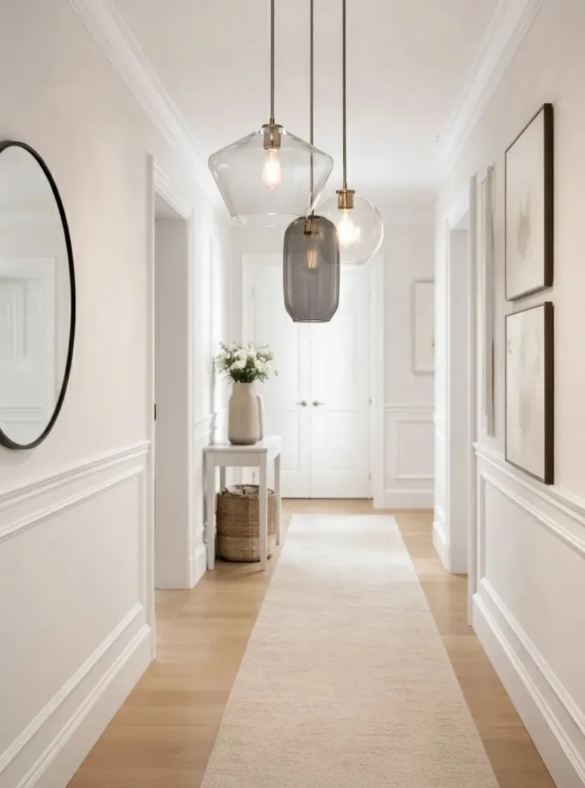 Clear and Colored Glass Pendants 1