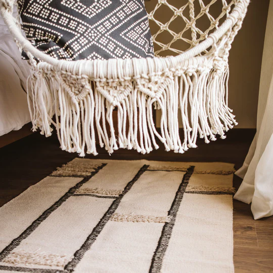 Alba Wool Rug - Handwoven New Zealand Wool With Cotton Base 3