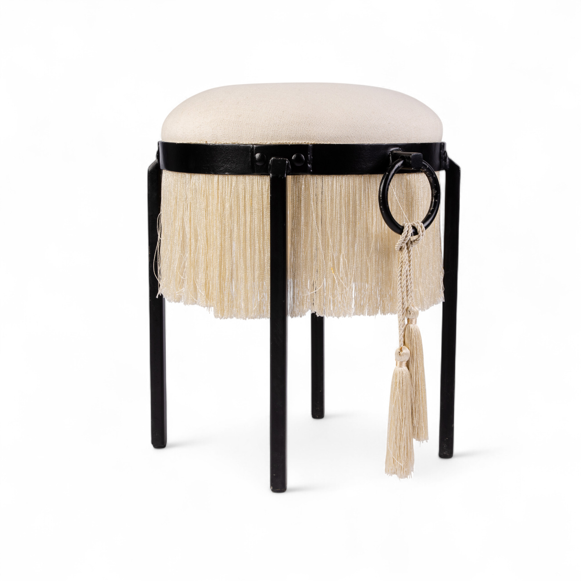 Round Banquette Stool 0