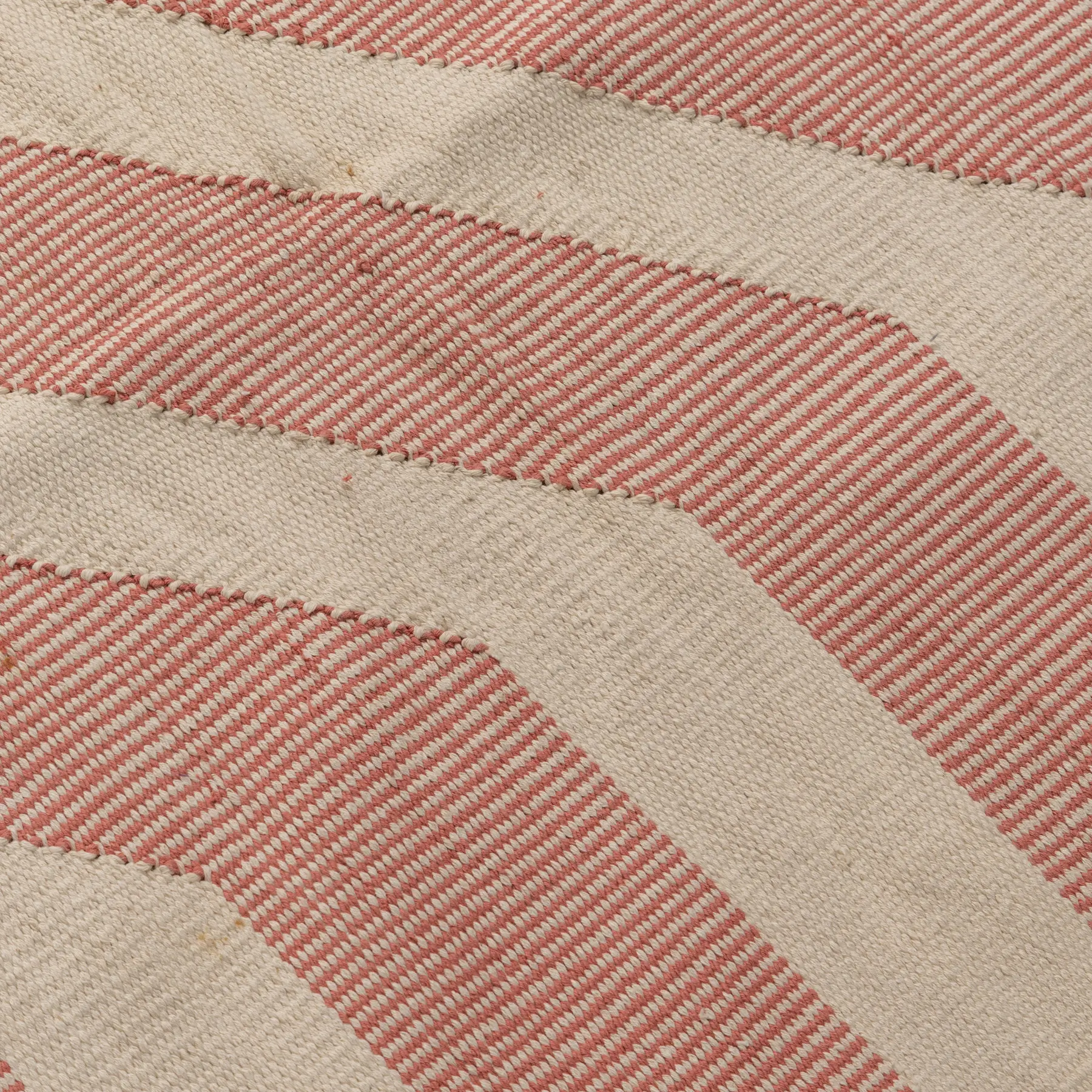 Current Pink Chevron Handwoven Cotton Rug – 100% Natural Cotton - 150*80 cm 1