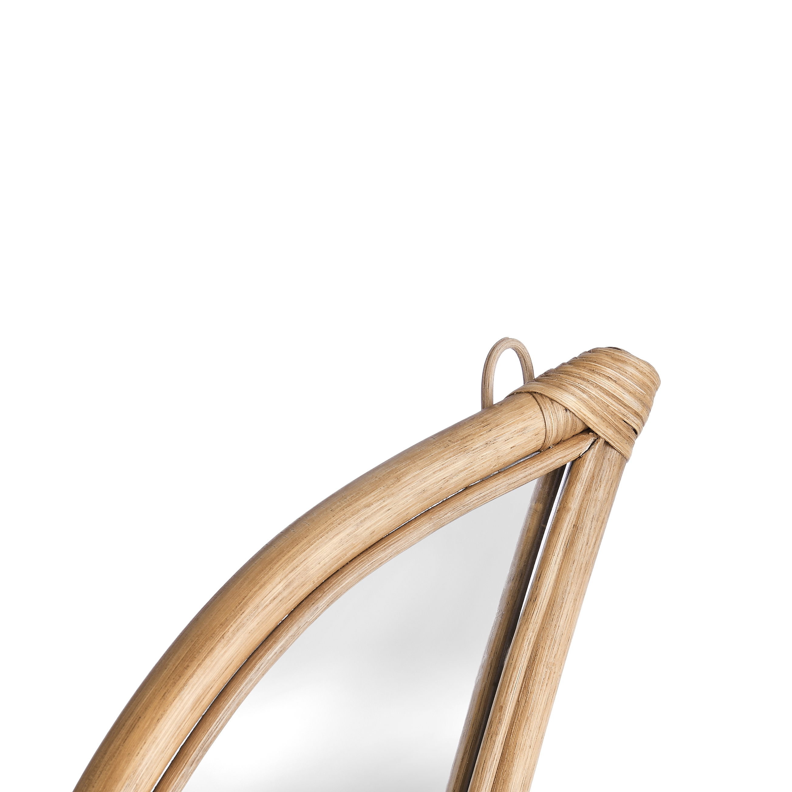 Luna Bamboo Half-Moon Wall Mirror 2