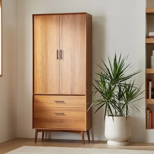 Retro Cupboard - Natural Wood Structure 1