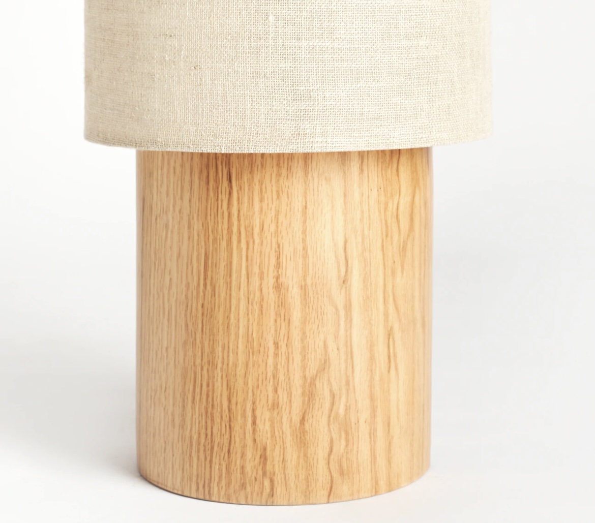 Rogliano Oak Floor Lamp 2