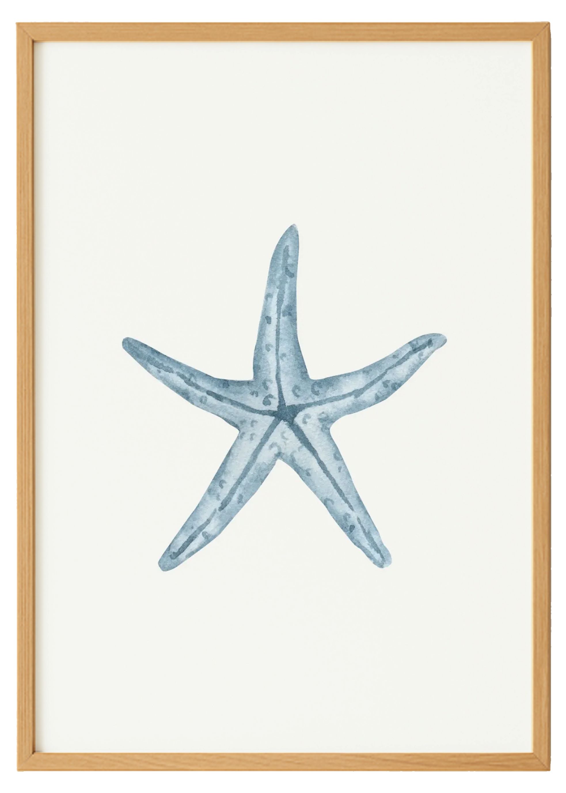 Watercolor Seastar Print 0