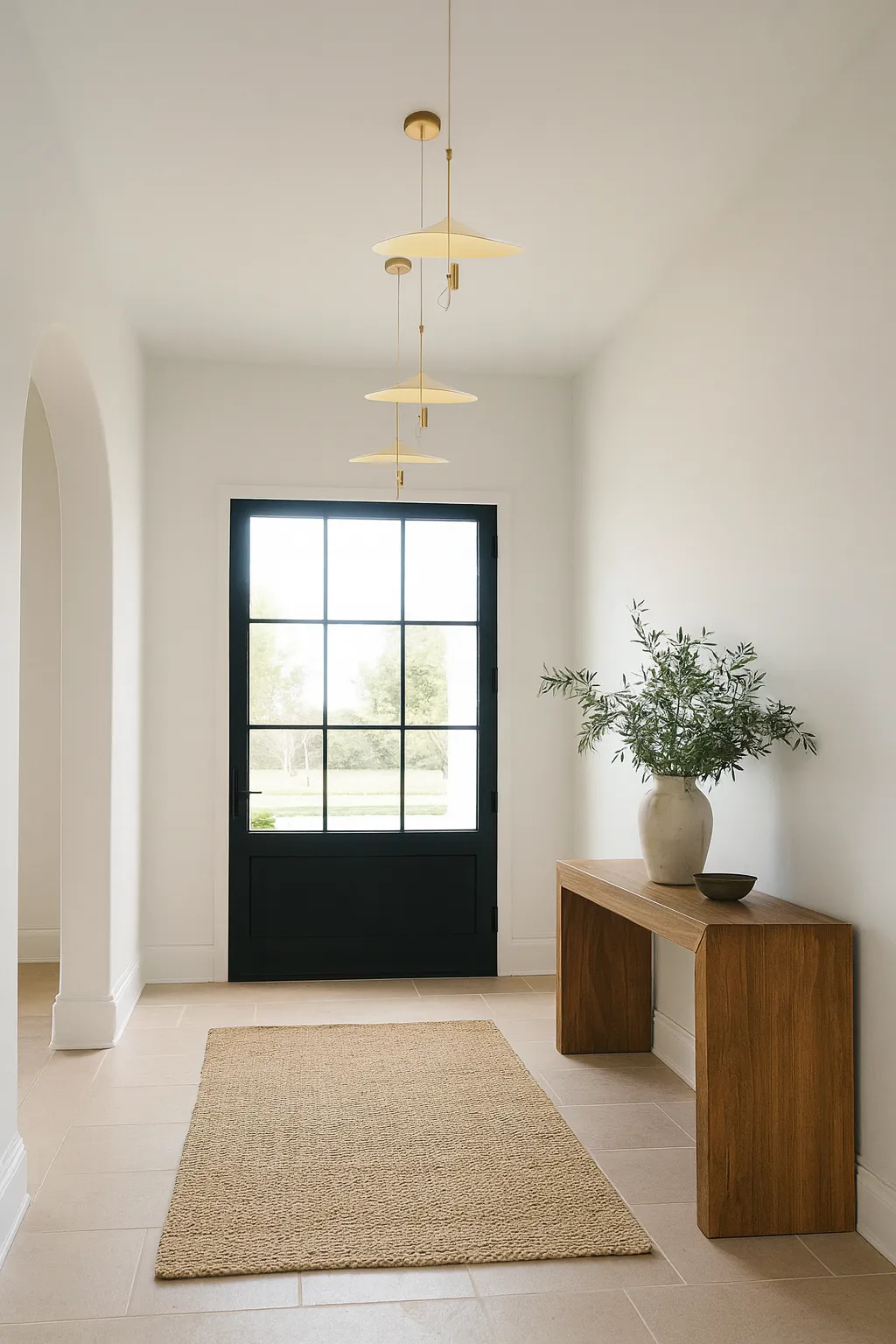 Float Suspension - Hammered Brass 1