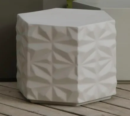 3D Hex Grand Mom Coffee Table With Decorative Patterns 1