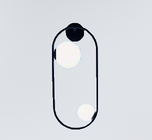 Oval Light 2 Bulbs 0