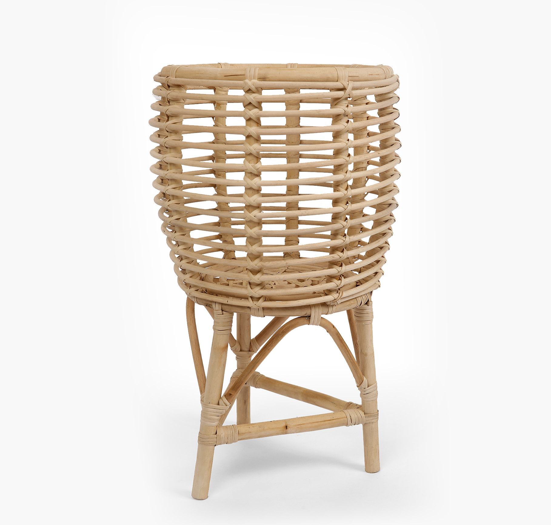 Curvo bamboo planter stand 0
