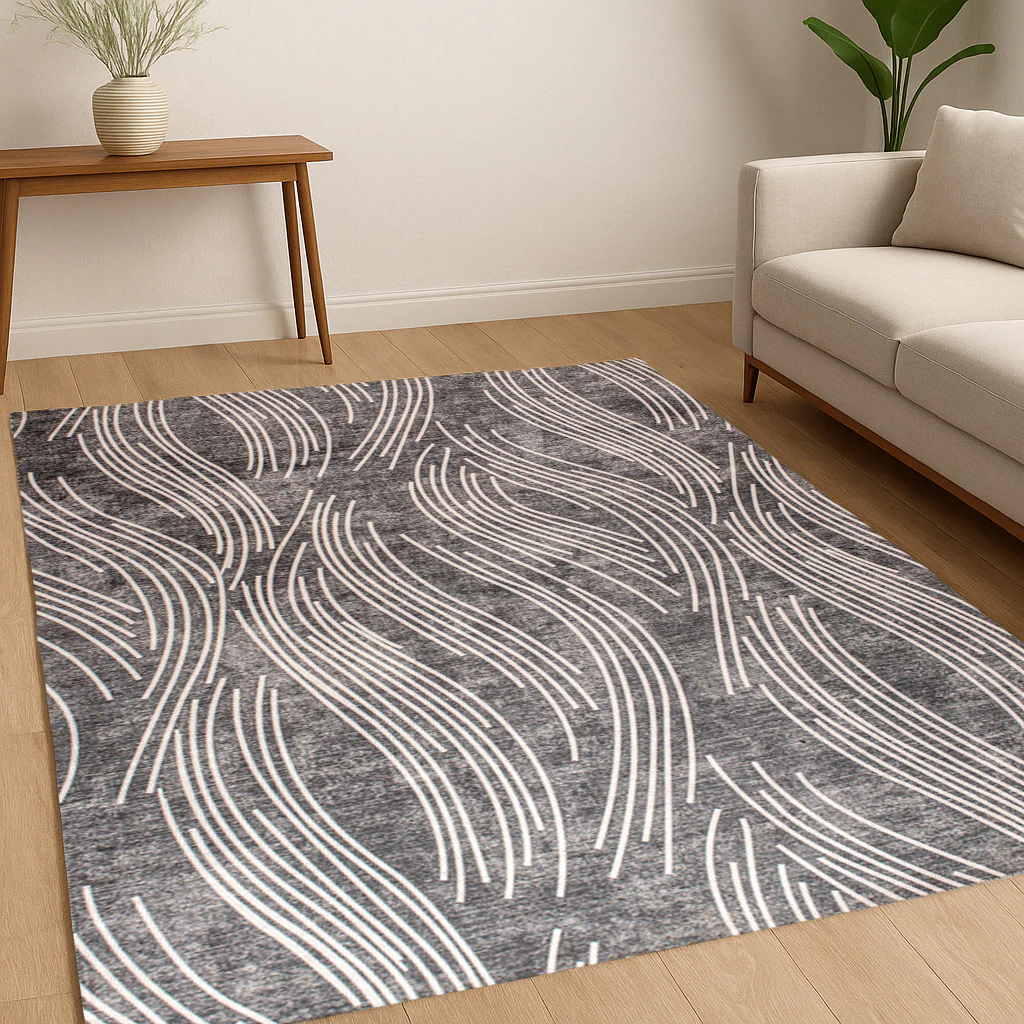 Art Woven Digital Woven Rug – Fluid Design for Everyday Luxury 2