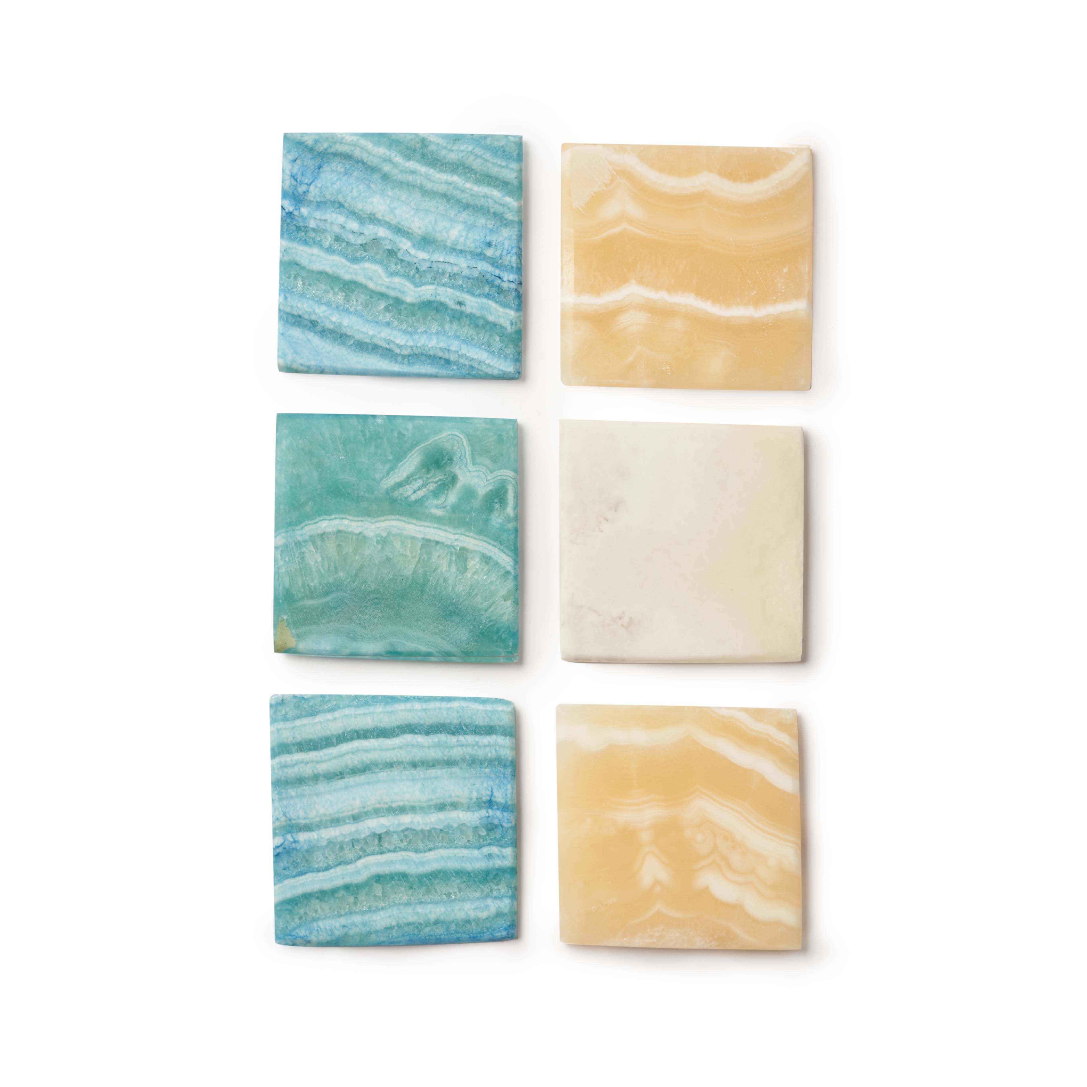 Alabaster Coasters - 3 Pieces 0