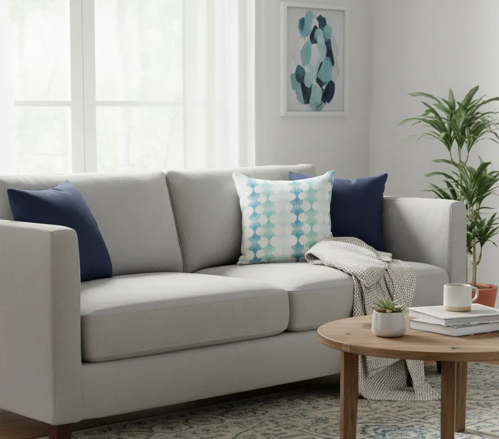 وسادة لوتس زرقاء 2