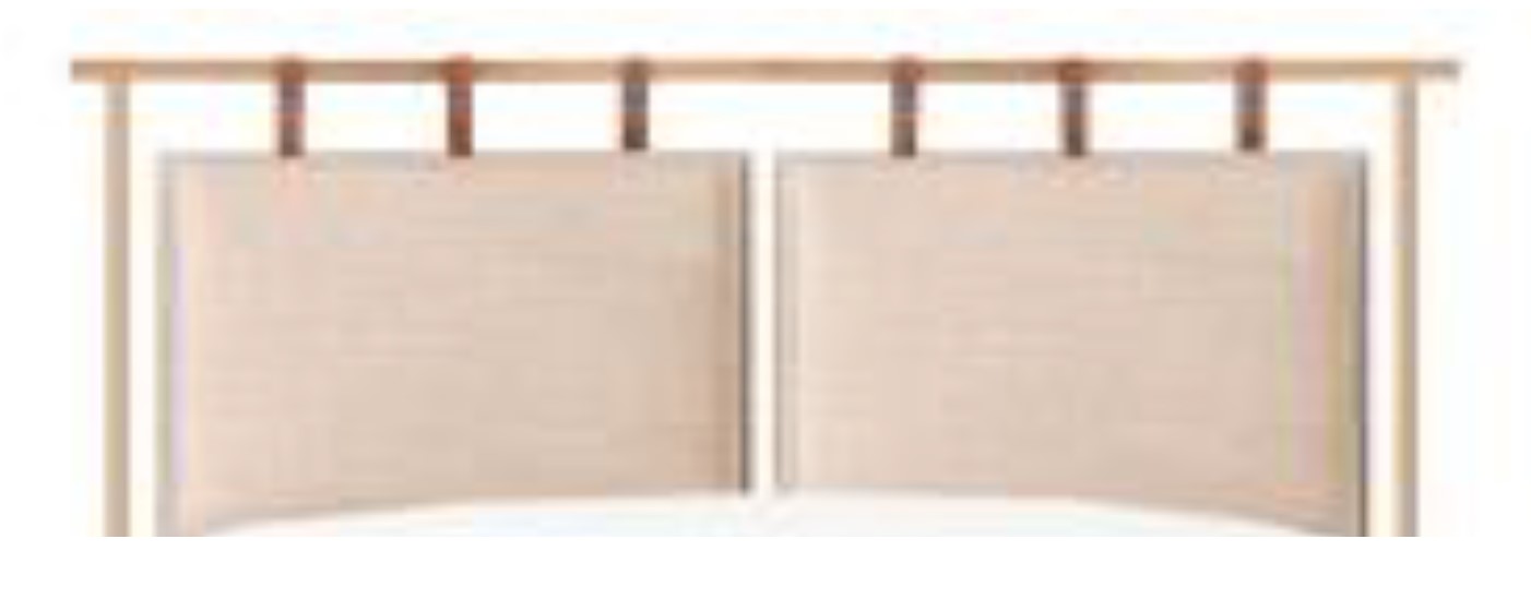 Fez Upholstered Headboard With 2 Cushions 0