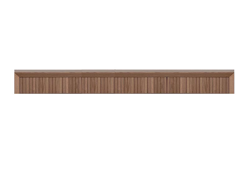 Modern Floating 4 Drawer Panels Dresser 0