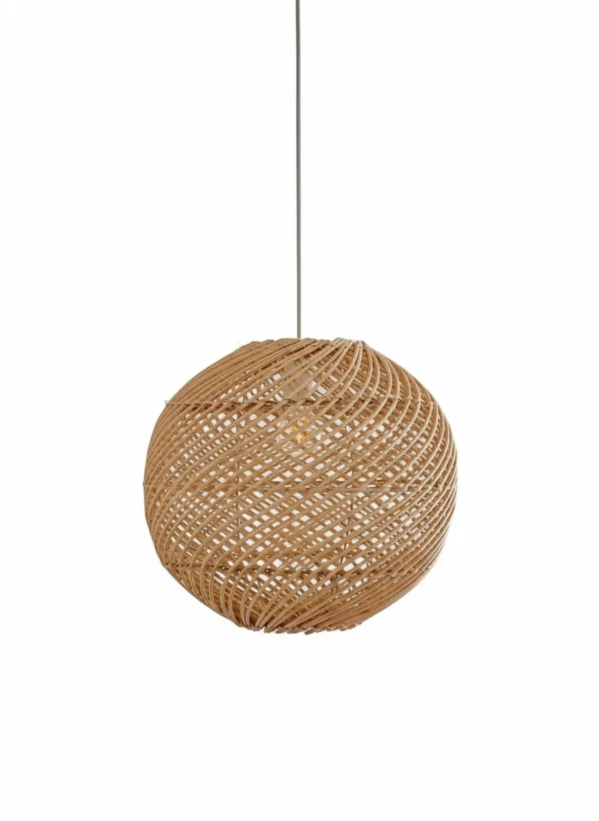 Robyn Modern Ceiling Lamp Bamboo YLM043 0