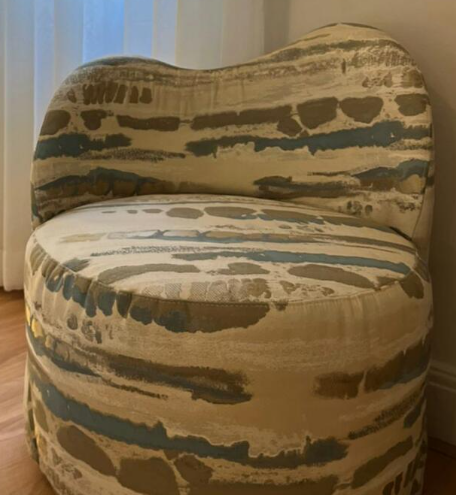 Aida Chair – Fully Upholstered Seat Inspired by Coastal Sand 1