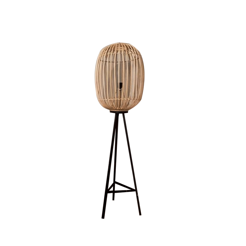 Dakar Basic Black Floor Lamp - Tall. 1