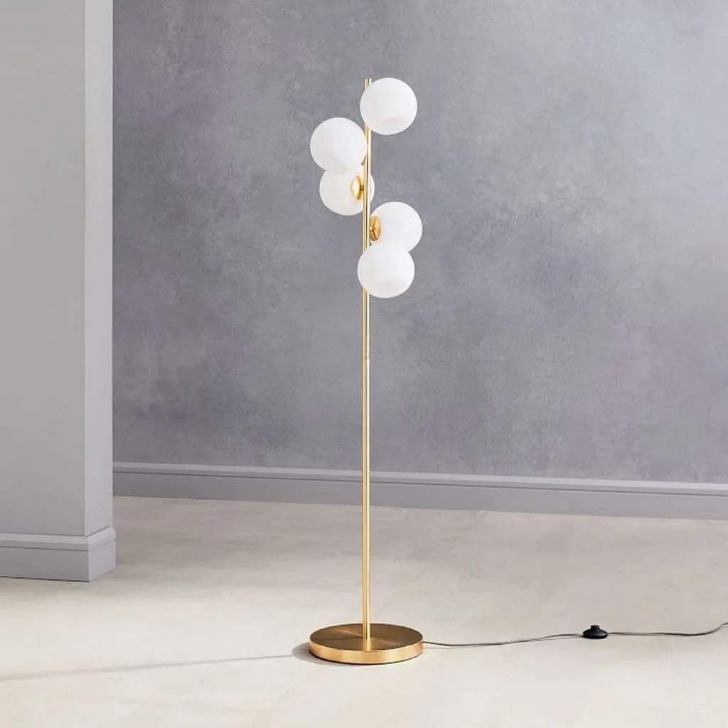 Floor lamp - Gold and White - YLIG.YL727 1