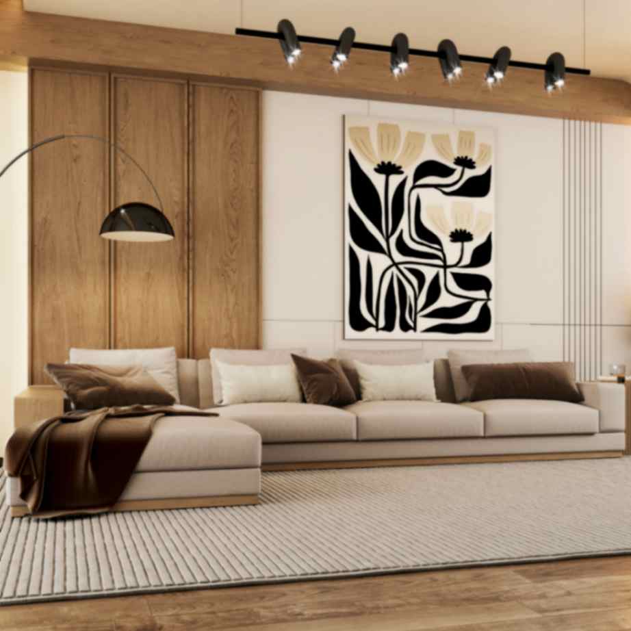 Charlie L Shape Sofa With Side Shelves 3