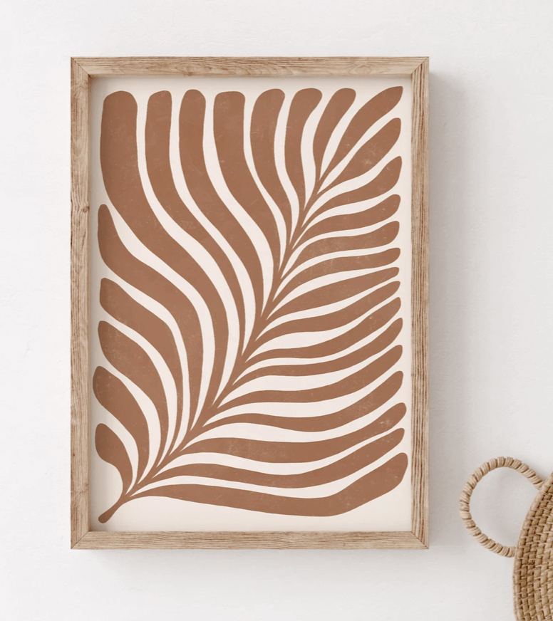 Burnt Orange Botanical Print 0