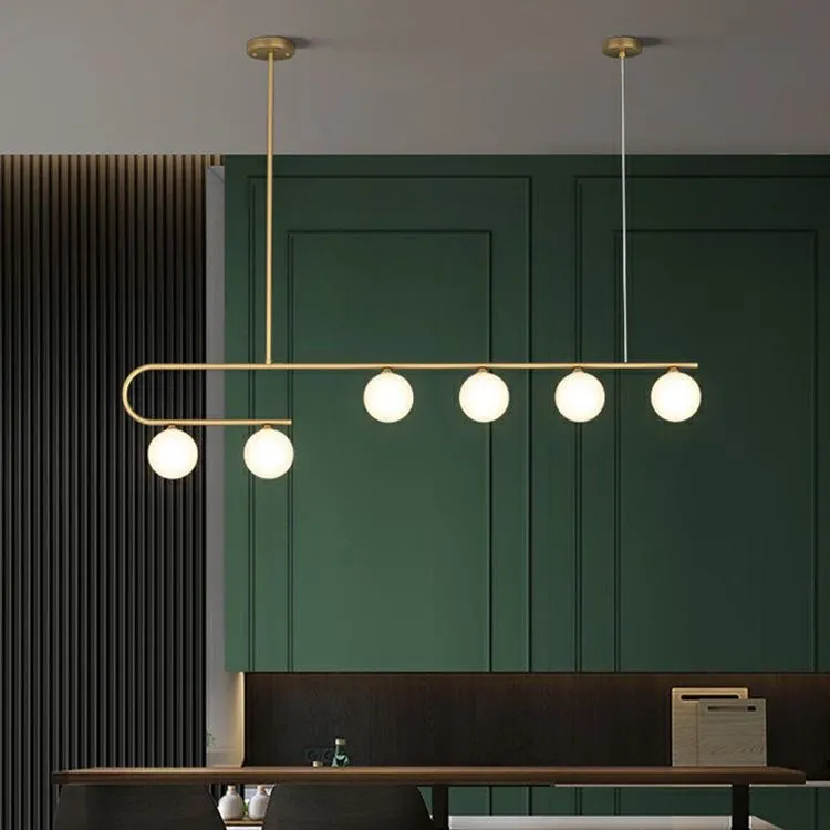 Gold And White Ceiling Lamp - YL757 1