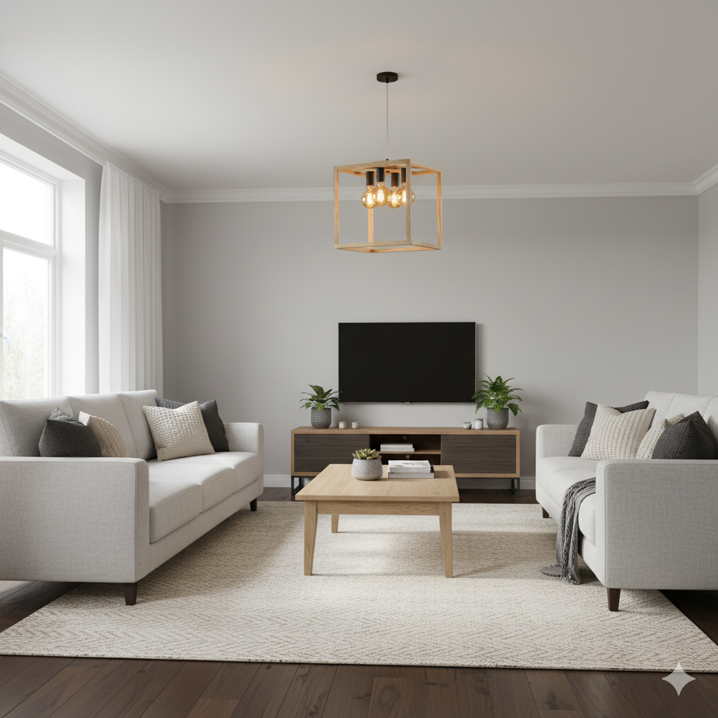 Ceiling Lamp Black And Beige - YL1107 2