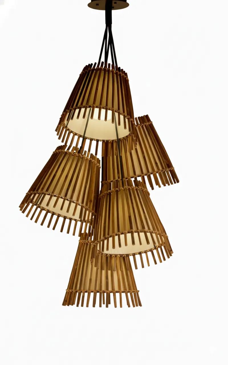 Beams Bamboo Ceiling Lighting 5 Chapeau 0