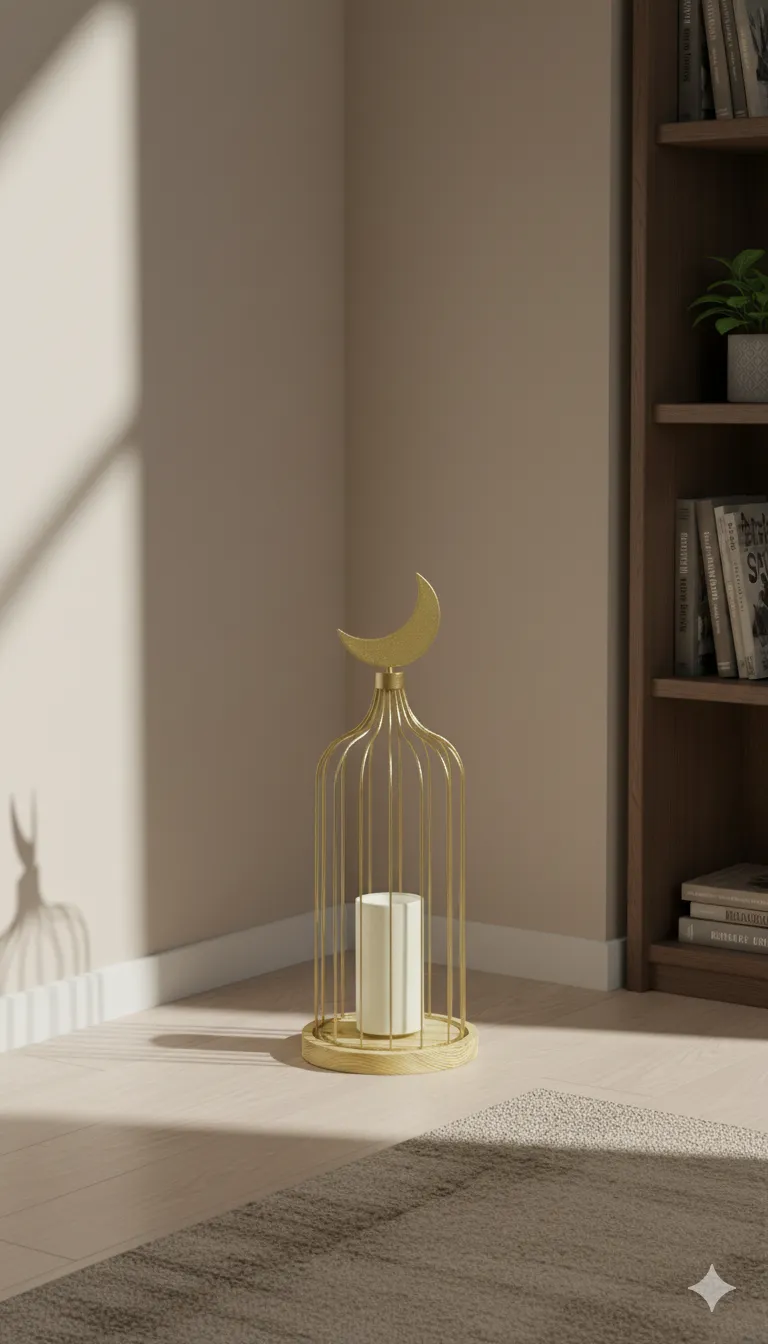 Floor Lamp - Gold & Wooden YL-FL-773N-1L 2