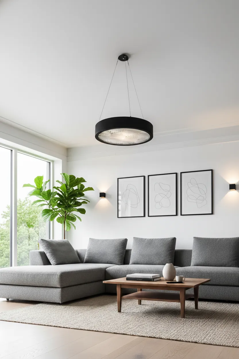 Edfu Disc Light Palm Pattern 2