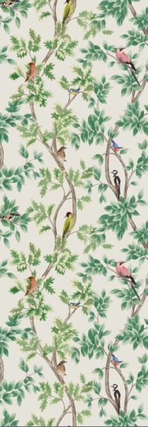 Osborne & Little Wallpaper-Mansfield Park Collection-Netherfield-White(W7450-02) 0