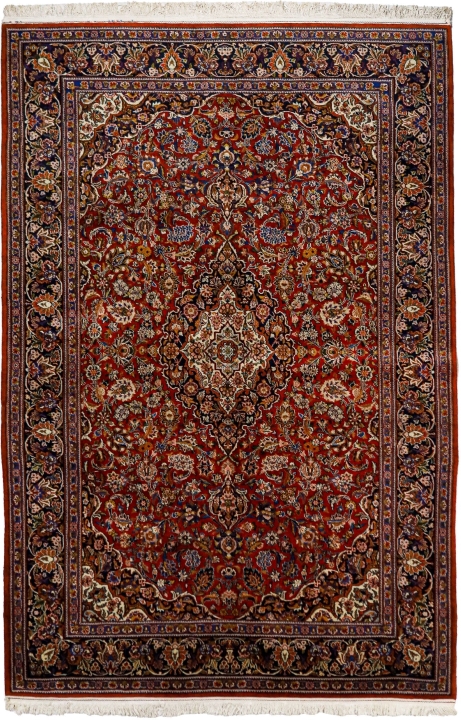 Kashan Handmade Rug 0