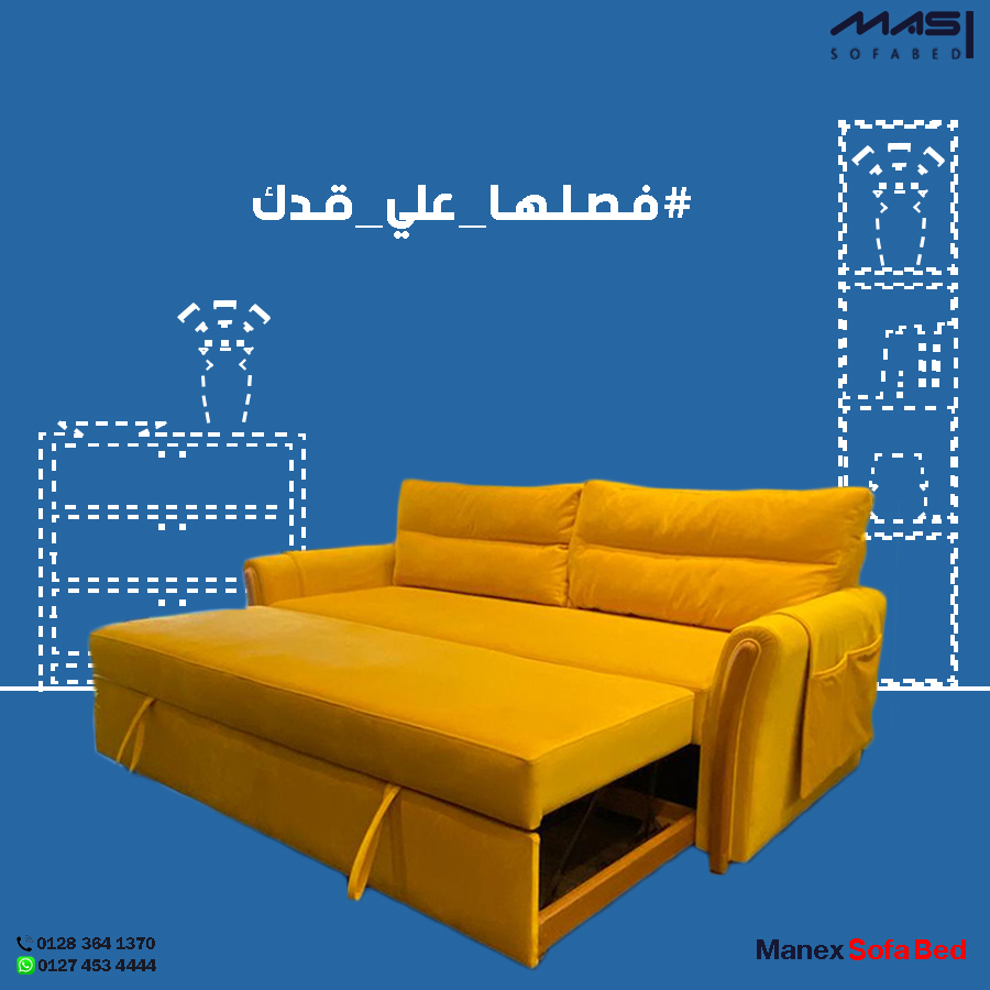 Miami Pull Out Sofa Bed - Double Bed - Fully Upholstered 6