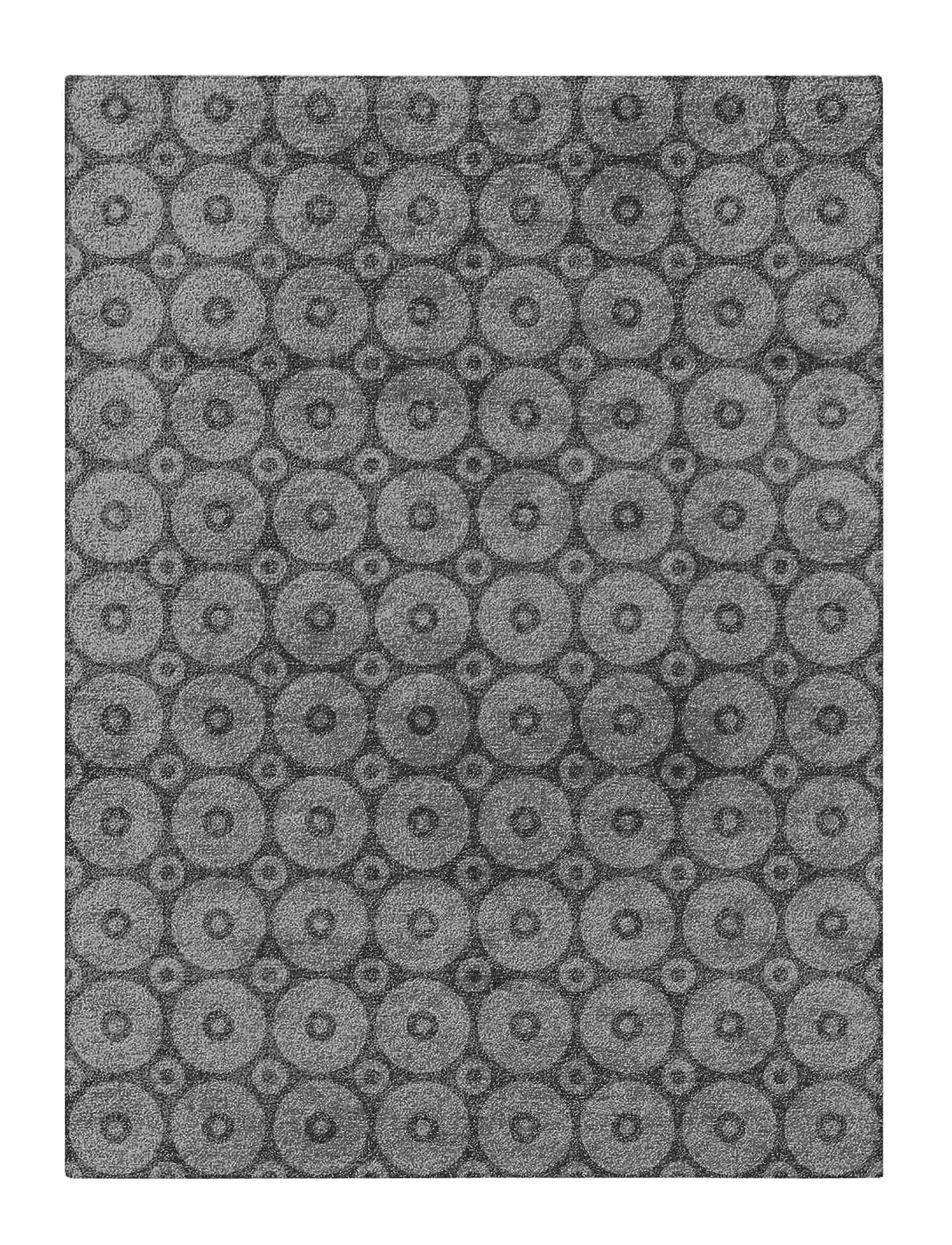 Eccentric Rug - Unique Blend of Geometric Wool and Viscose 6