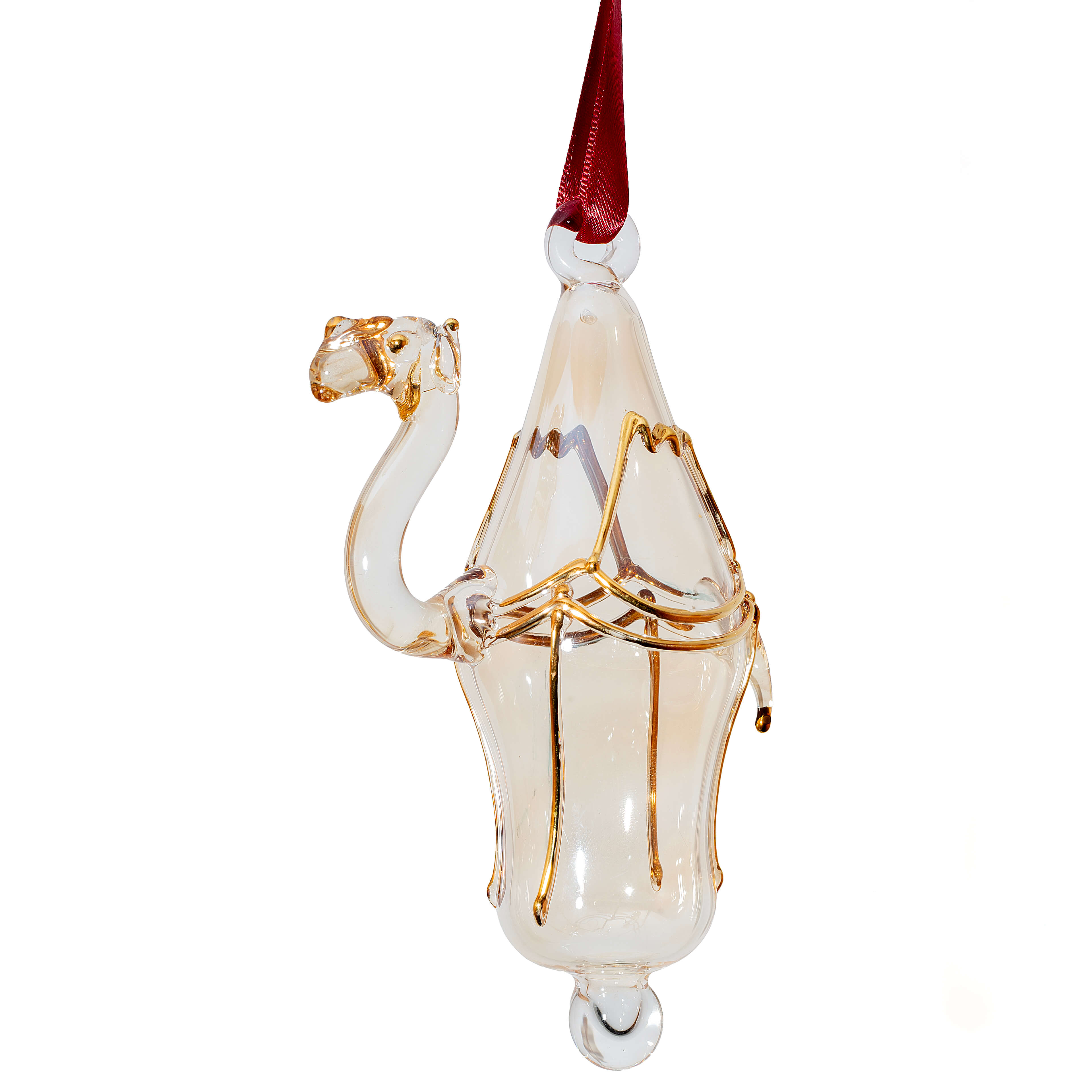 Exquisite Glass Christmas Ornament – Camel Design 0