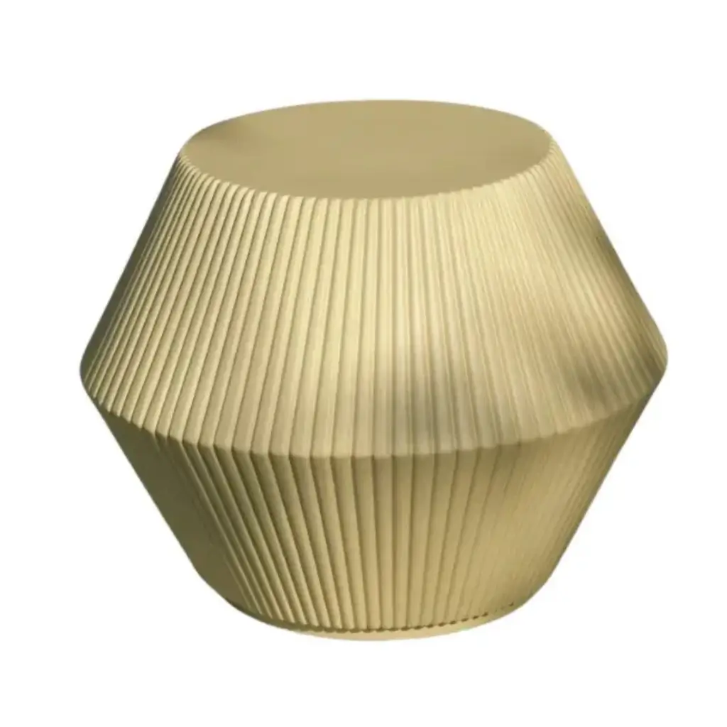 A Bit Shy Pouf – Fiber Accent Table & Seat 0