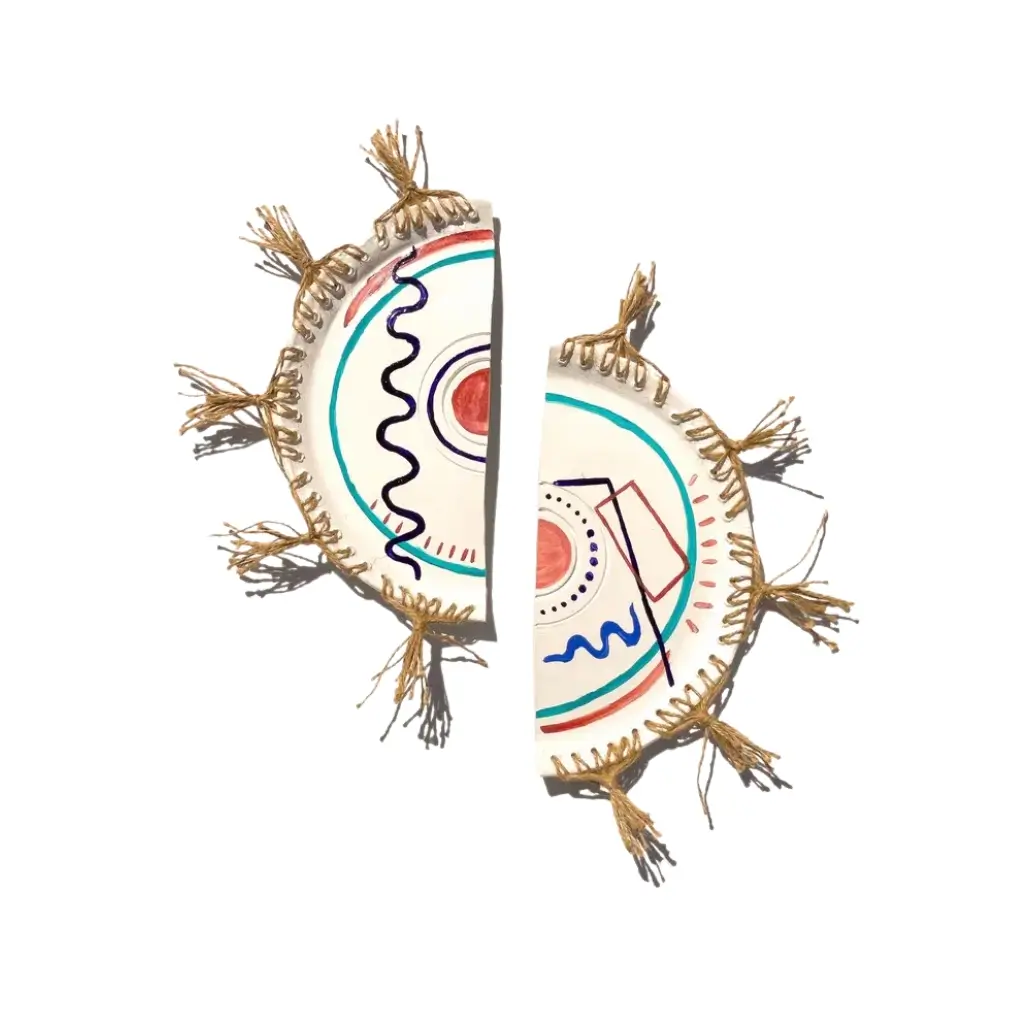 لوحة الحائط نصف ونصف 0