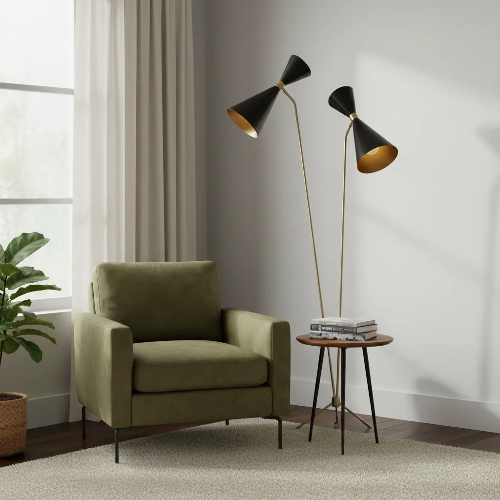 وحدة إضاءة أرضية مزدوجة - 2 لمبة 2