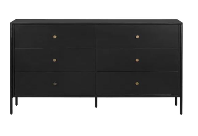 Le Noir Chest Of Drawers - Solid Oak Wood & Oak Veneer 3