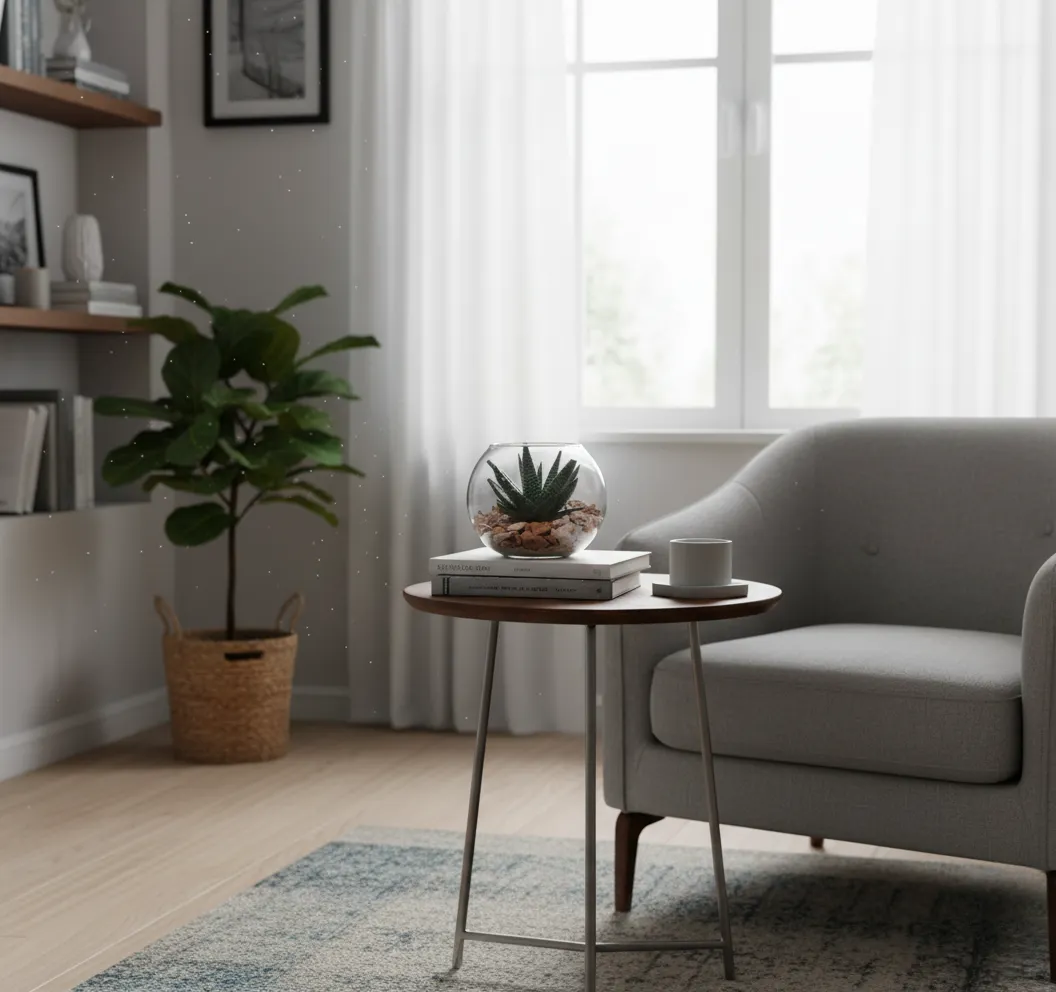 هوراثيا في اصيص زجاج 1