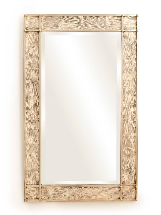 Hammered Copper Frame Mirror 0