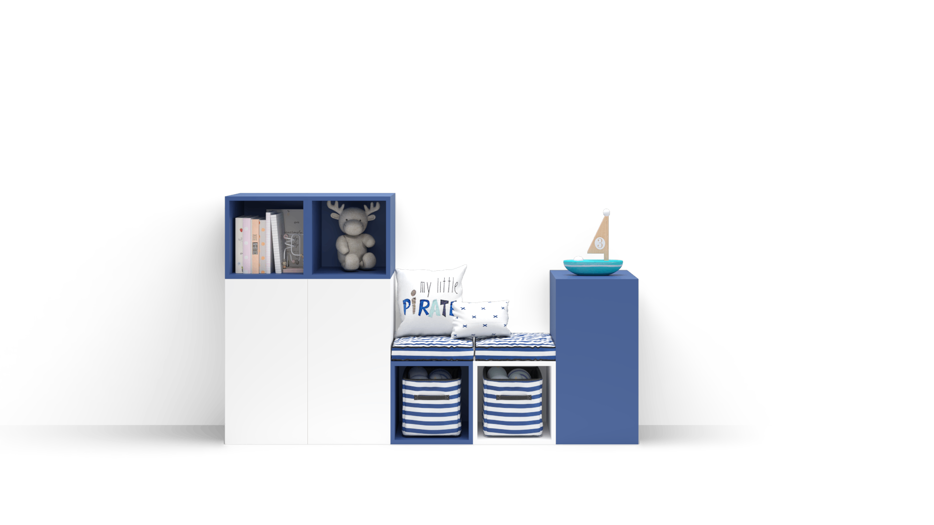 Cubby Storage System with Seating 2
